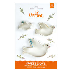 Decora Cookie Cutter Dove Set/3