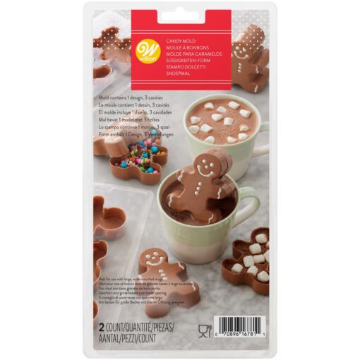 Wilton Hot Chocolate Gingerbread Boy Choco Bomb