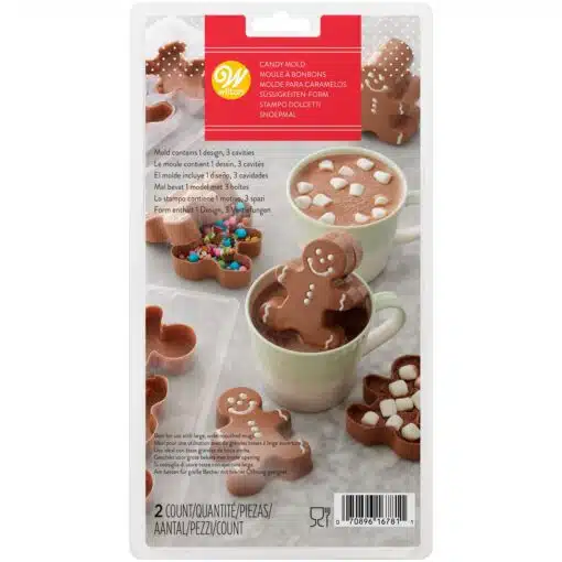 Wilton Hot Chocolate Gingerbread Boy Choco Bomb