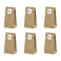 PartyDeco Traktatiezakjes Kraft