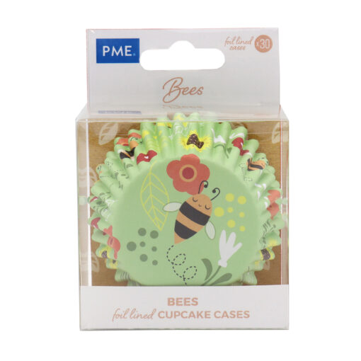 PME Foil Lined Baking Cups Bees