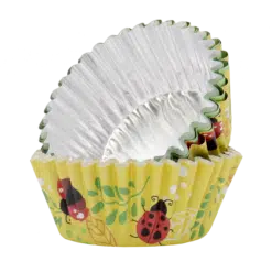 PME Foil Lined Baking Cups Ladybirds