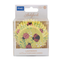 PME Foil Lined Baking Cups Ladybirds