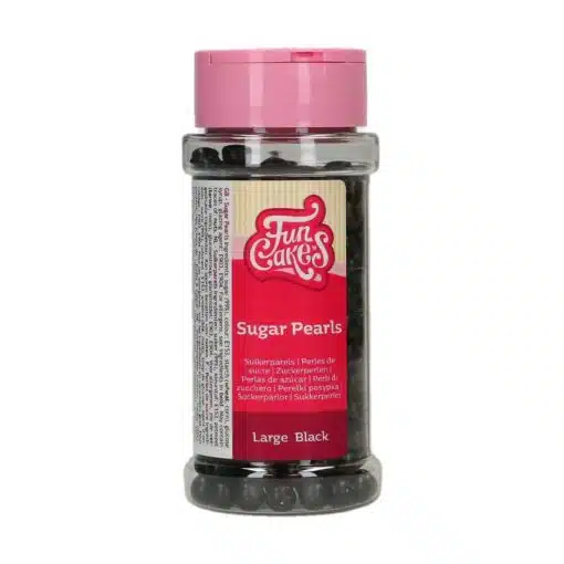 FunCakes Suikerparels Large Zwart
