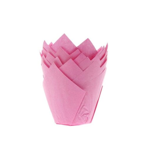 House of Marie Muffin Baking Cups Tulp Roze