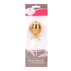 Cake-Masters Cake Topper Balloon Gold