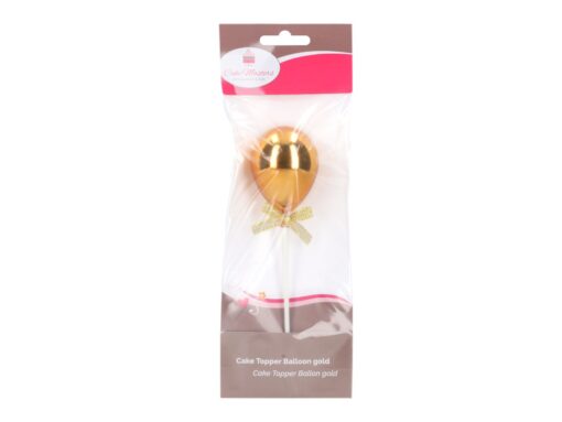 Cake-Masters Cake Topper Balloon Gold