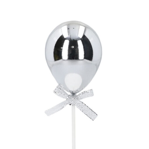 Cake-Masters Cake Topper Balloon Silver