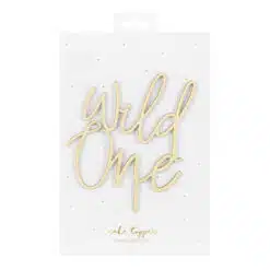 PartyDeco Cake Topper Wild One