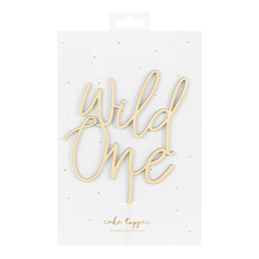 PartyDeco Cake Topper Wild One