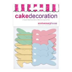 Anniversary House Easter Bunny cupcake Toppers