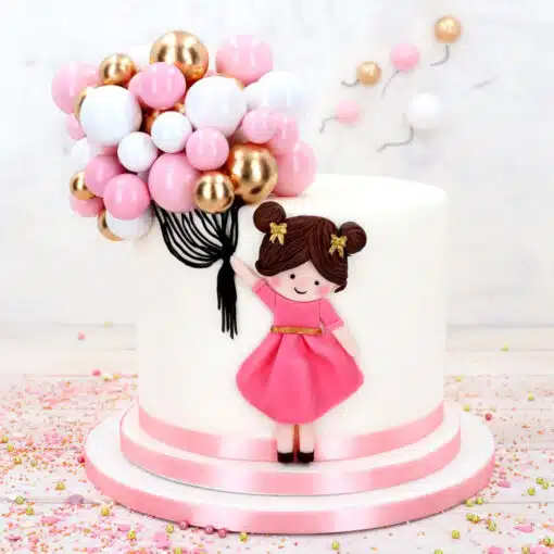 Bubbles Toppers Paars Set/4 - Afbeelding 2