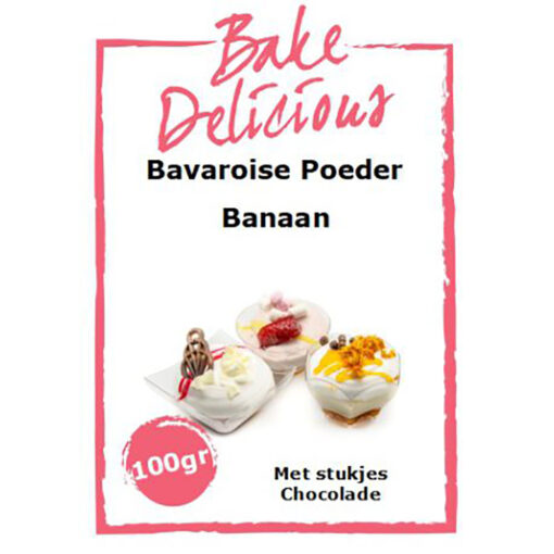 Bake Delicious Bavarois Banaan