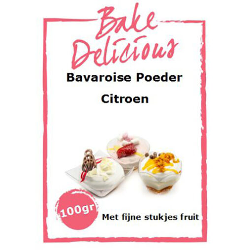 Bake Delicious Bavarois Poeder Citroen