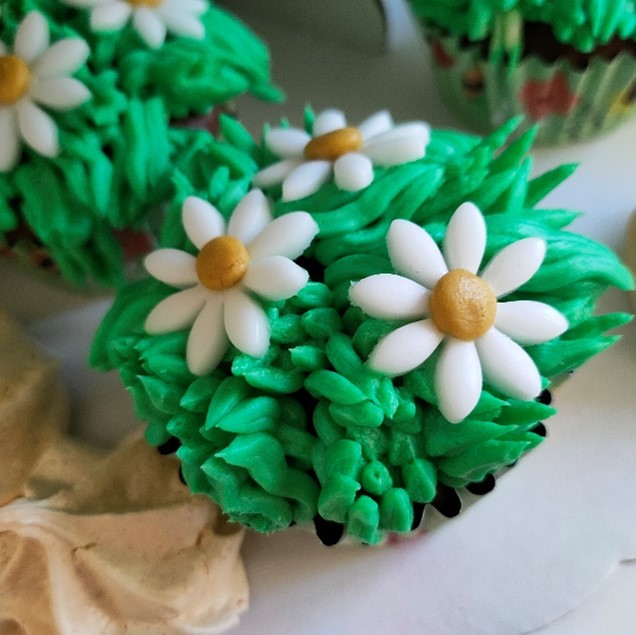 Lente Cake Brownie Cupcakes