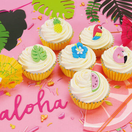 PME Edible Cupcake Toppers Tropical