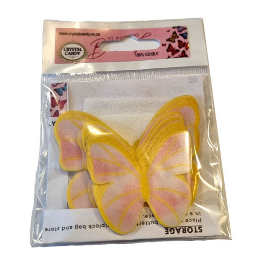 Crystal Candy Butterflies Cotton Candy Pink