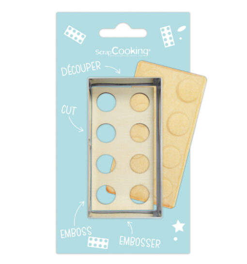 ScrapCooking Cookie Cutter & Embosser Brick