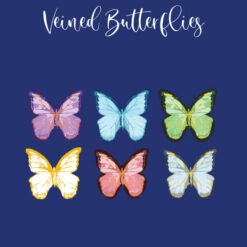 Crystal Candy Veined Butterflies