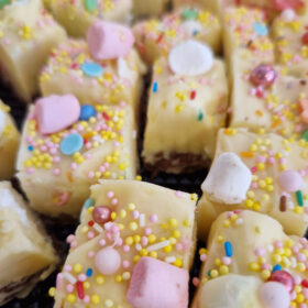 Sweet Lemon Crispy Fudge