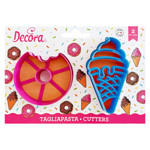 Decora Cookie Cutter Set Donut & IJshoorntje