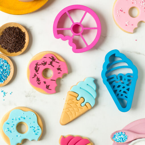 Decora Cookie Cutter Set Donut & IJshoorntje