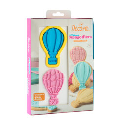 Decora Luchtballon Cookie Cutter & Stempels