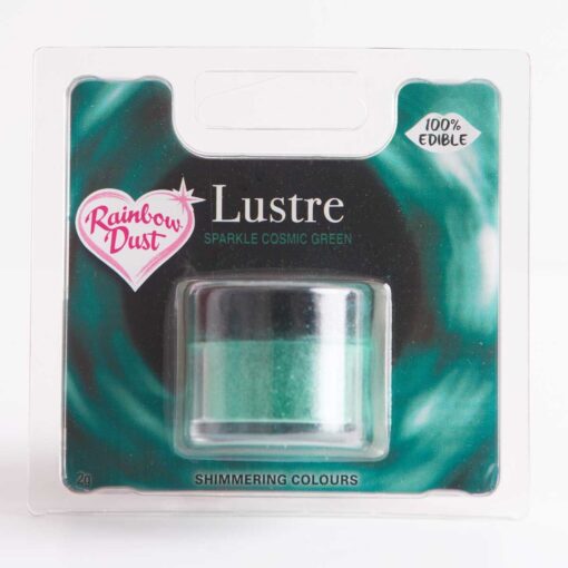 Rainbow Dust Edible Lustre Cosmic Green