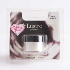 Rainbow Dust Edible Lustre Satin White