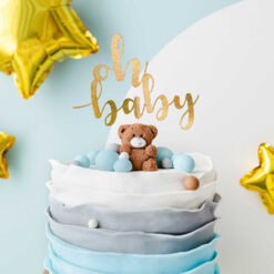 PartyDeco Taarttopper Oh Baby