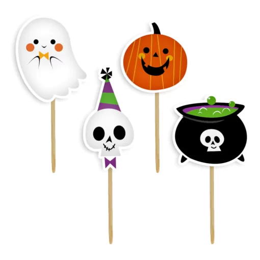 Anniversary House Fun Halloween Cupcake Toppers set/12