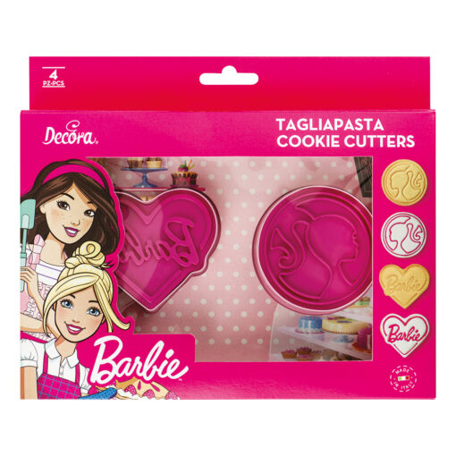 Decora Barbie Cookie Cutter & Stempel set