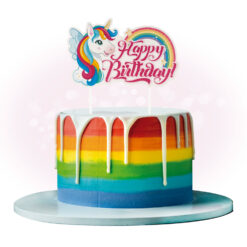 Dekora Unicorn Happy Birthday Cake Topper
