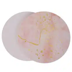 Roze goud Marmer drum