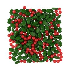 Wilton 3D Sprinkle Mix Holly Leaf