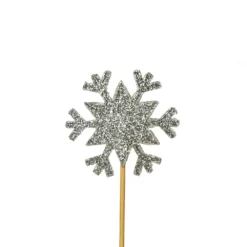Anniversary House Snowflake Cupcake Topper