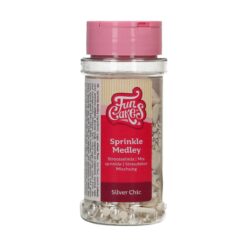 FunCakes Sprinkle Medley Silver Chic