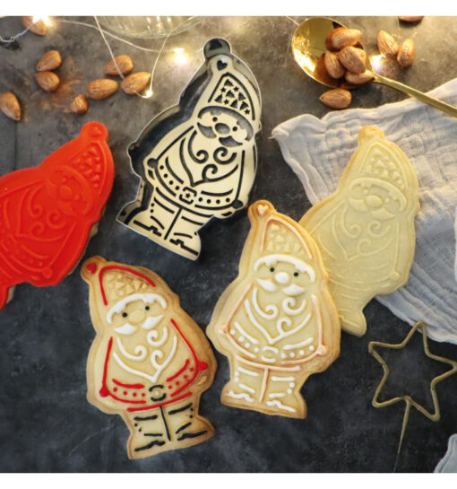 ScrapCooking Cookie Cutter & Embosser Kerstman