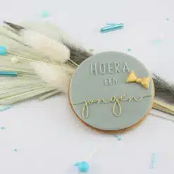 Impressed Stempel Hoera een jongen