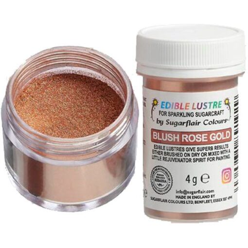 Sugarflair Lustre Dust Blush Rose Gold