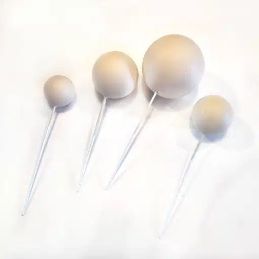 Matt Bubble Toppers Nude Set/4