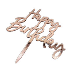 Cake topper Happy Birthday Acryl