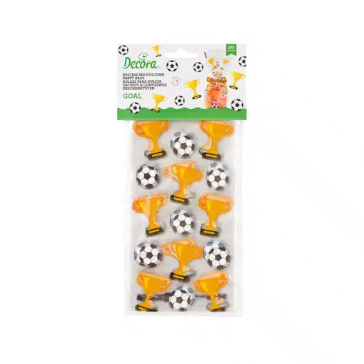 Decora Traktatiezakjes Voetbal Set/20