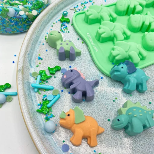 Happy Sprinkles Dinosaurs Silicone Mold