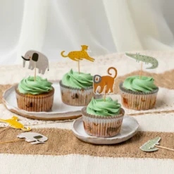 Anniversary House Safari Cupcake Prikkers Set/12