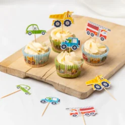 Anniversary House Cupcake Toppers Transport Set/12