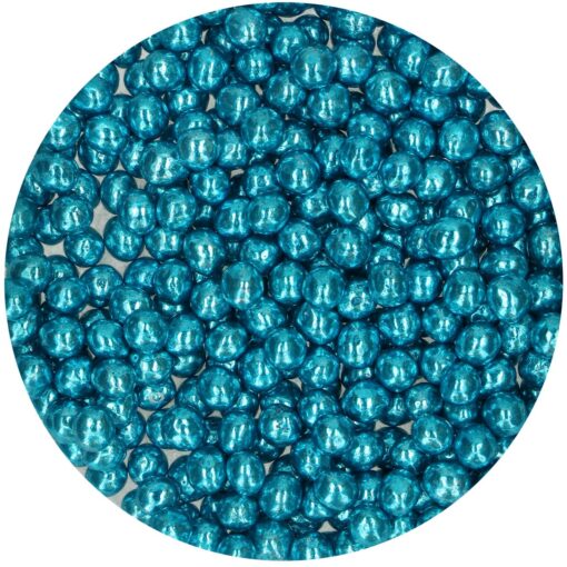 FunCakes Crispy Choco Pearls Metallic Blue