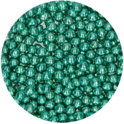 FunCakes Crispy Chocoparels Metallic Green