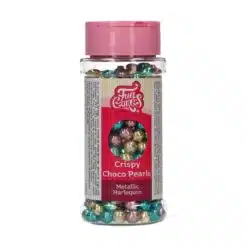 FunCakes Crispy Chocopearls Metallic Harlequin