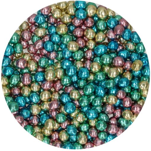 FunCakes Crispy Chocopearls Metallic Harlequin